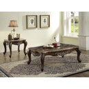 Acme Furniture Latisha 82145 Coffee Table - Marble & Antique Oak IMAGE 2