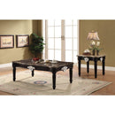 Acme Furniture Ernestine 82150 Coffee Table - Marble & Black IMAGE 2