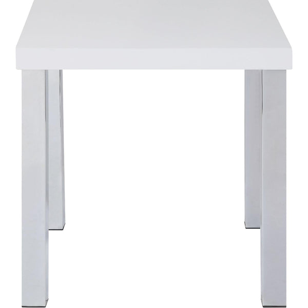 Acme Furniture Harta 82332 End Table - White & Chrome IMAGE 1
