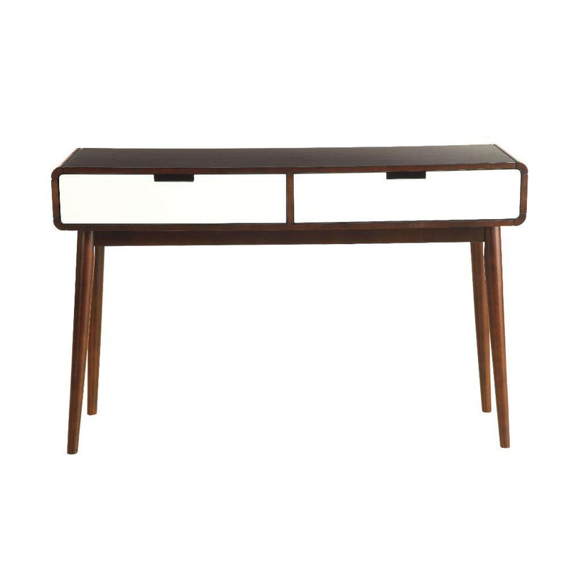 Acme Furniture Christa 82854 Sofa Table - Espresso & White IMAGE 2
