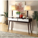Acme Furniture Christa 82854 Sofa Table - Espresso & White IMAGE 6