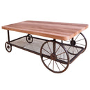 Acme Furniture Francie 82860 Coffee Table - Oak & Antique Gray IMAGE 2