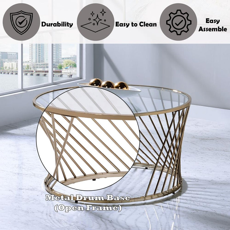 Acme Furniture Bluelipe 82990 Coffee Table IMAGE 6