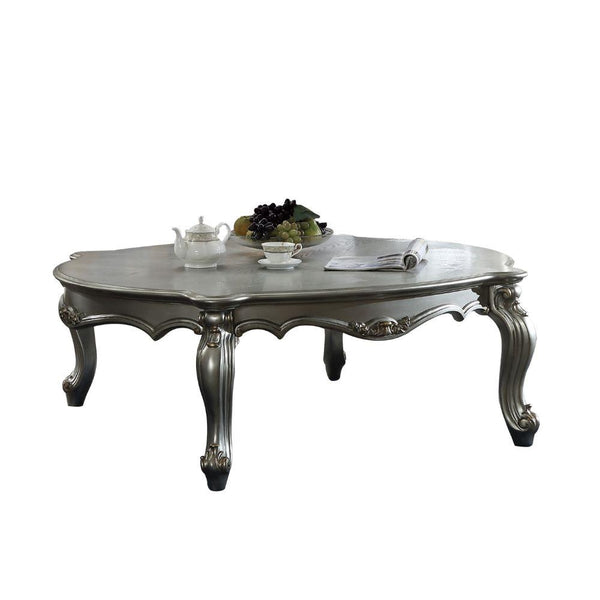 Acme Furniture Picardy 83465 Coffee Table - Antique Platinum IMAGE 1