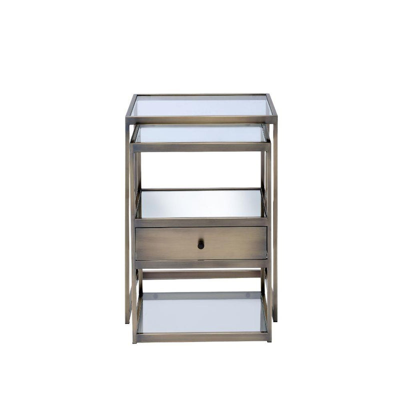 Acme Furniture Enca 84470 2 pc Nesting Tables Set IMAGE 3