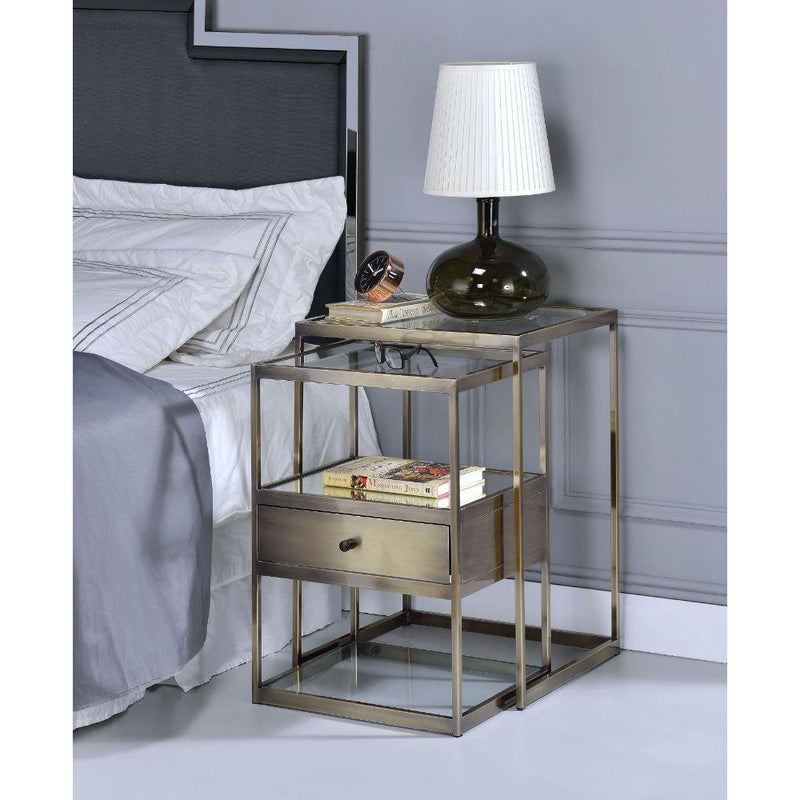 Acme Furniture Enca 84470 2 pc Nesting Tables Set IMAGE 6