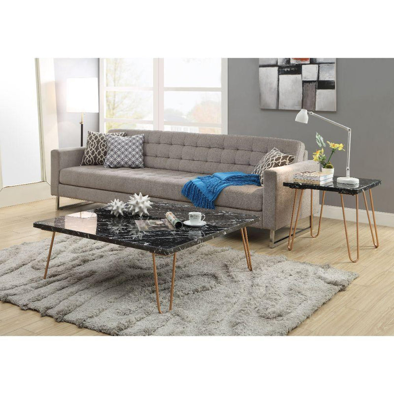 Acme Furniture Telestis 84507 End Table - Black & Gold IMAGE 5