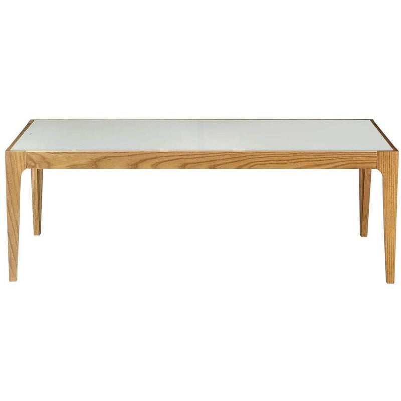 Acme Furniture Gwynn 84665 Coffee Table - Natural & Frosted Glass IMAGE 1