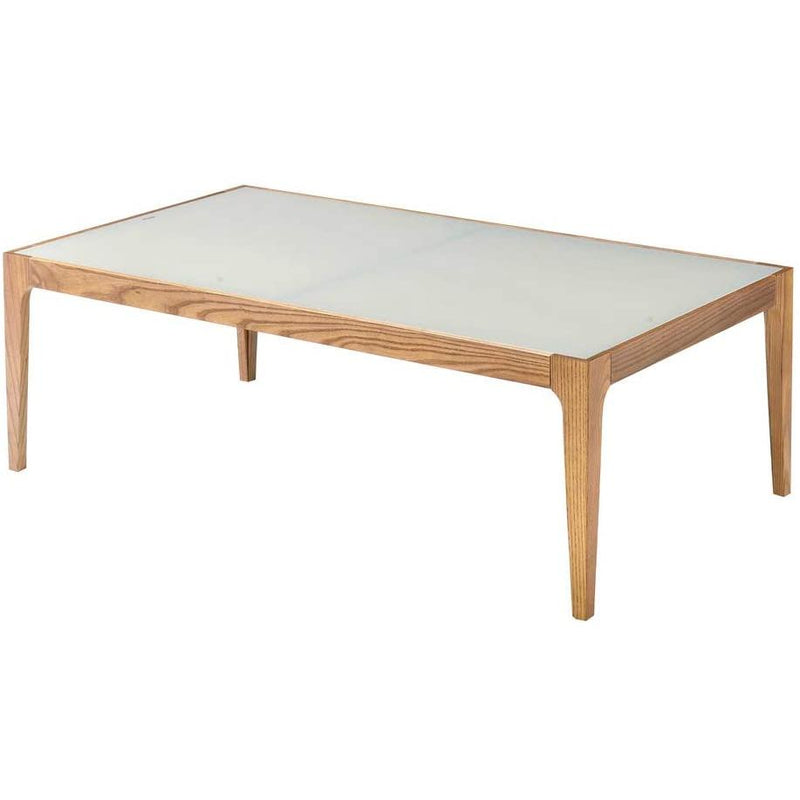 Acme Furniture Gwynn 84665 Coffee Table - Natural & Frosted Glass IMAGE 2