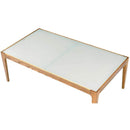 Acme Furniture Gwynn 84665 Coffee Table - Natural & Frosted Glass IMAGE 4