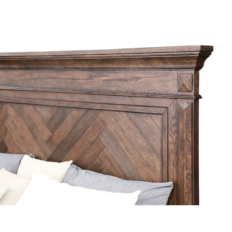 New Classic Furniture Mar Vista B658 King Panel Bed - Walnut IMAGE 3