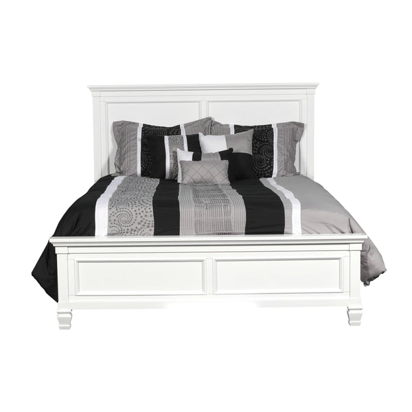 New Classic Furniture Tamarack BB044W Queen Bed - White IMAGE 1