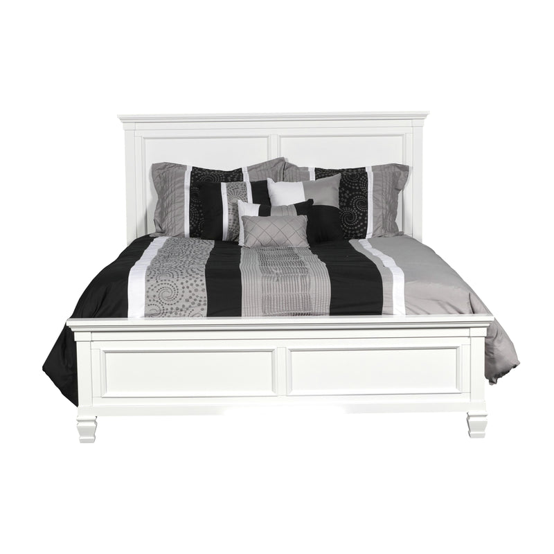 New Classic Furniture Tamarack BB044W California King Bed - White IMAGE 1