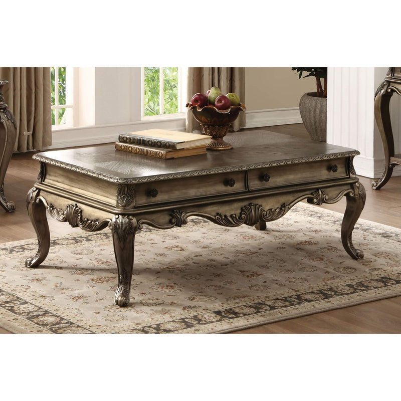 Acme Furniture Ragenardus 86030 Coffee Table - Vintage Oak IMAGE 2