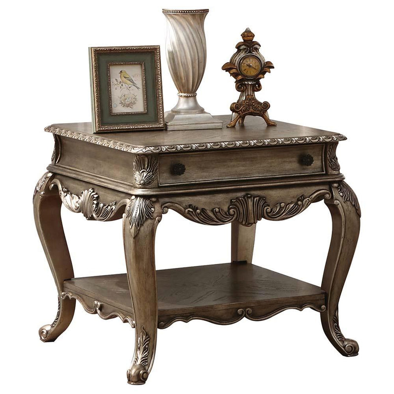 Acme Furniture Ragenardus 86032 End Table - Vintage Oak IMAGE 1