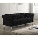 New Classic Furniture Emma Crystal UKD13 Sofa - Black IMAGE 1