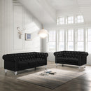 New Classic Furniture Emma Crystal UKD13 Sofa - Black IMAGE 2