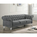 New Classic Furniture Emma Crystal UKD13 Sofa - Gray IMAGE 1