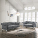 New Classic Furniture Emma Crystal UKD13 Sofa - Gray IMAGE 2