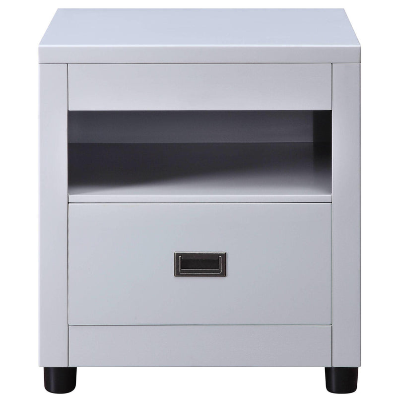 Acme Furniture Eleanor 87107 End Table - Dove Grey IMAGE 1