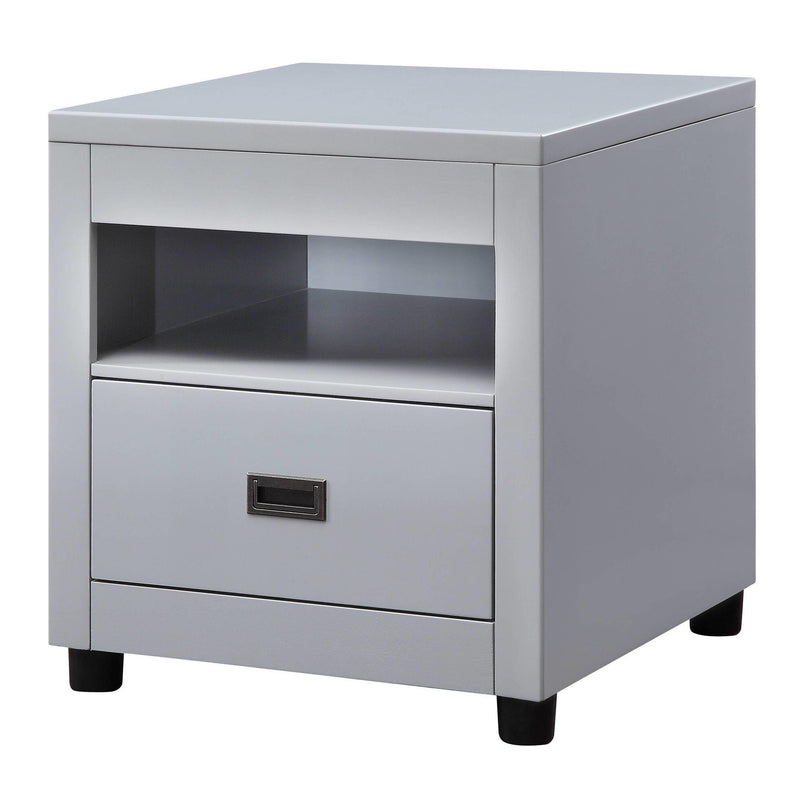 Acme Furniture Eleanor 87107 End Table - Dove Grey IMAGE 2
