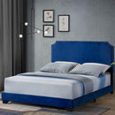 Acme Furniture 26760Q Queen Panel Bed - Blue IMAGE 3