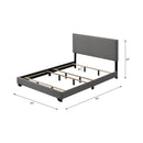 Acme Furniture 27430Q Queen Panel Bed - Light Gray IMAGE 4