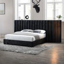 Acme Furniture 27760Q Queen Bed - Black IMAGE 1