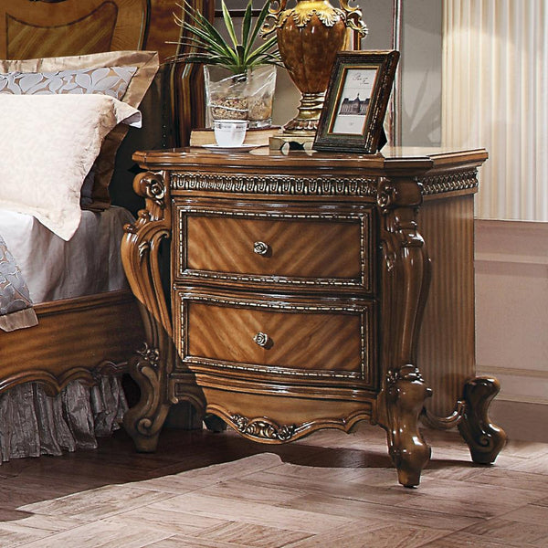 Acme Furniture Picardy 27843 Nightstand - Cherry Oak IMAGE 1