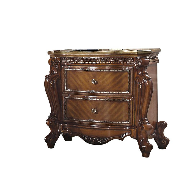 Acme Furniture Picardy 27843 Nightstand - Cherry Oak IMAGE 2