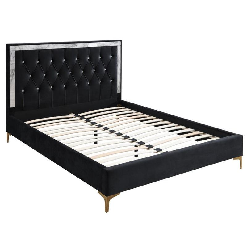 Acme Furniture Rowan 28987EK King Panel Bed IMAGE 2