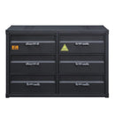 Acme Furniture Cargo 37955 Dresser - Gunmetal IMAGE 3