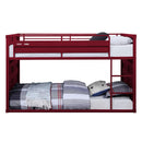 Acme Furniture Cargo 38280 Twin Over Twin Bunk Bed - Red IMAGE 3