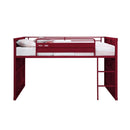 Acme Furniture Cargo 38300 Twin Loft Bed - Red IMAGE 3