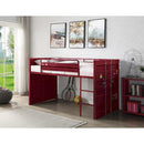 Acme Furniture Cargo 38300 Twin Loft Bed - Red IMAGE 5