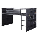 Acme Furniture Cargo 38305 Twin Loft Bed - Gunmetal IMAGE 4