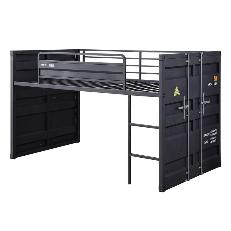 Acme Furniture Cargo 38305 Twin Loft Bed - Gunmetal IMAGE 4