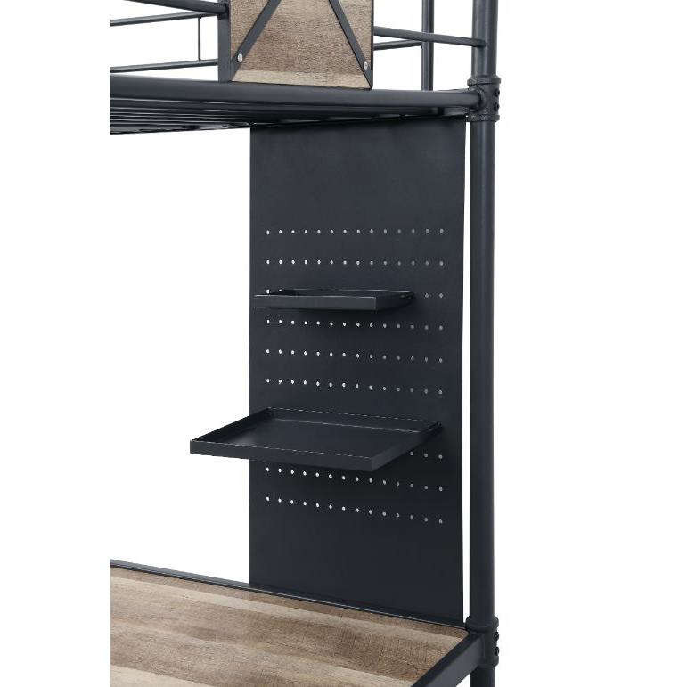 Acme Furniture Cordelia 38310 Twin Loft Bed with Desk IMAGE 2