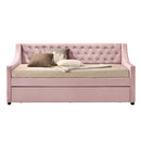 Acme Furniture 39380 Twin Daybed & Trundle - Pink IMAGE 3