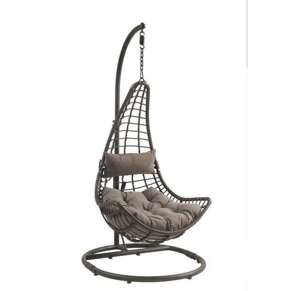 Acme Furniture 45105 Patio Hanging Chair with Stand IMAGE 1