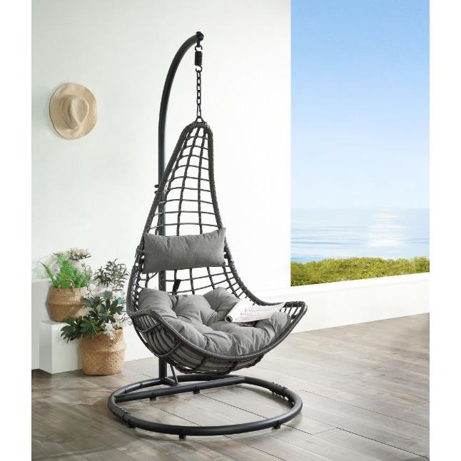 Acme Furniture 45105 Patio Hanging Chair with Stand IMAGE 5