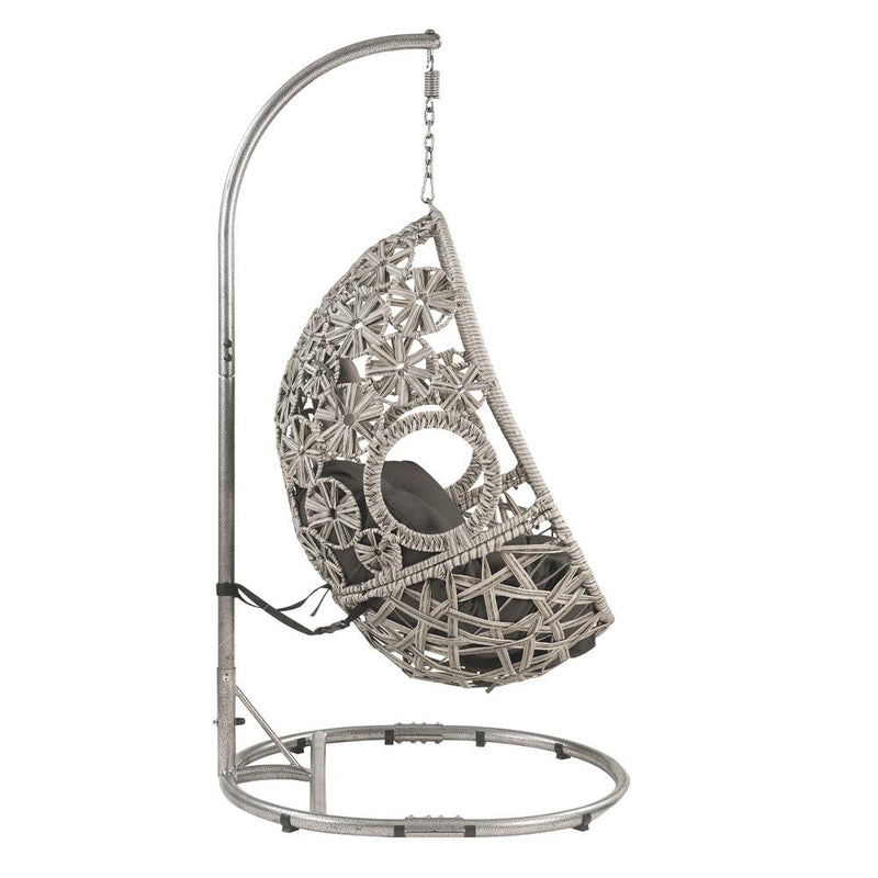 Acme Furniture 45107 Patio Hanging Chair with Stand IMAGE 4