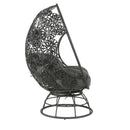 Acme Furniture 45113 Patio Hanging Chair with Stand and Side Table IMAGE 1