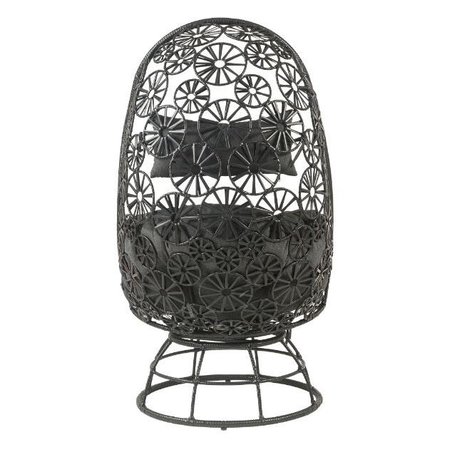 Acme Furniture 45113 Patio Hanging Chair with Stand and Side Table IMAGE 3