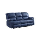 Acme Furniture Zuriel 54615 Power Motion Sofa - Blue IMAGE 1