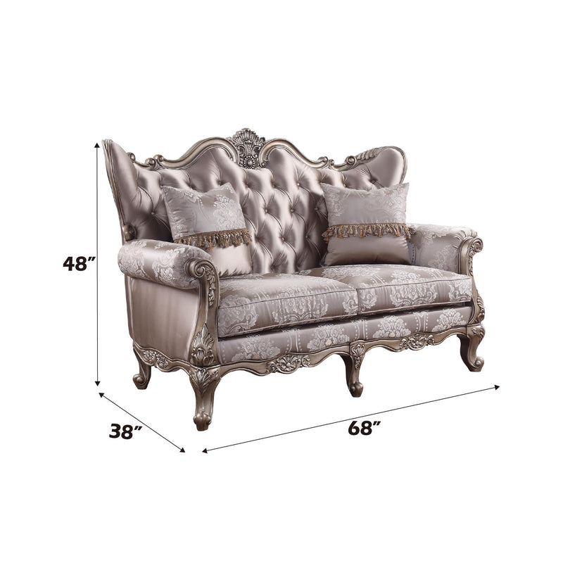 Acme Furniture Jayceon 54866 Loveseat with 2 Pillows IMAGE 5