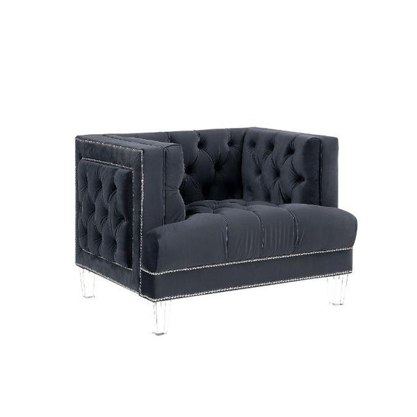 Acme Furniture Ansario 56462 Chair - Charcoal IMAGE 1