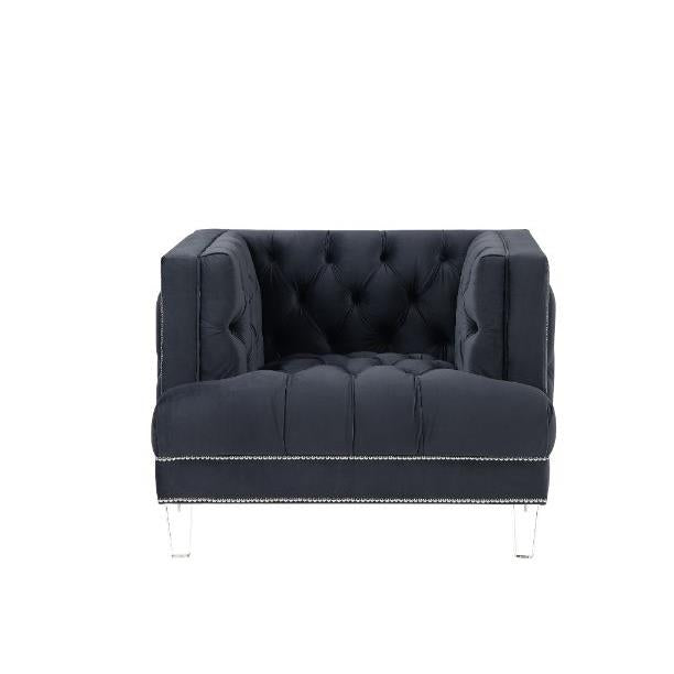 Acme Furniture Ansario 56462 Chair - Charcoal IMAGE 4
