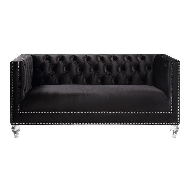 Acme Furniture Heibero 56996 Loveseat - Black IMAGE 1