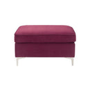 Acme Furniture Jaszira 57335 Ottoman - Purple IMAGE 1